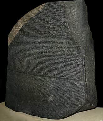How Champollion read the Rosetta Stone