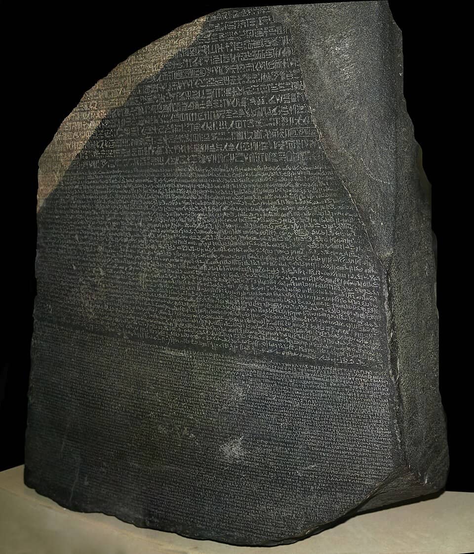 How Champollion read the Rosetta Stone