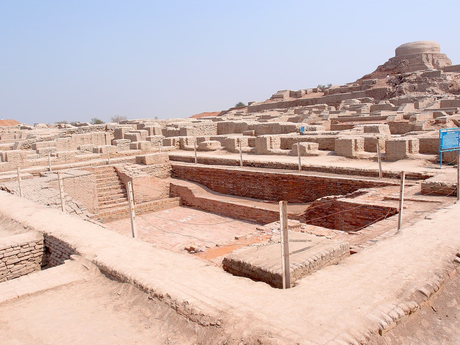 The Indus Valley civilization had indoor plumbing 4,500 years ago