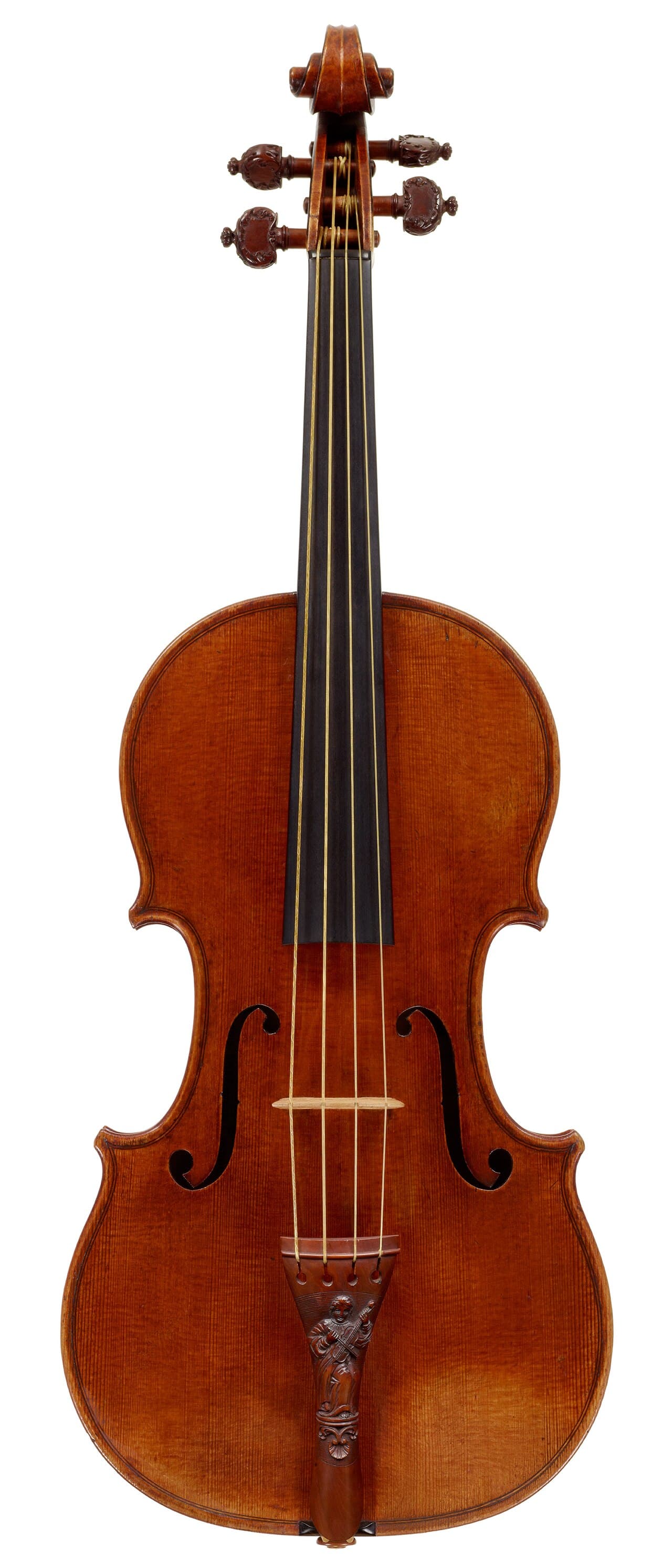 A Stradivarius violin. Approximately 650 of these instruments survive from the workshop in Cremona.