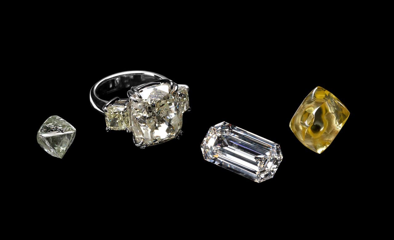 A rough diamond. Beautiful, metastable, and very slowly trying to turn into something else.