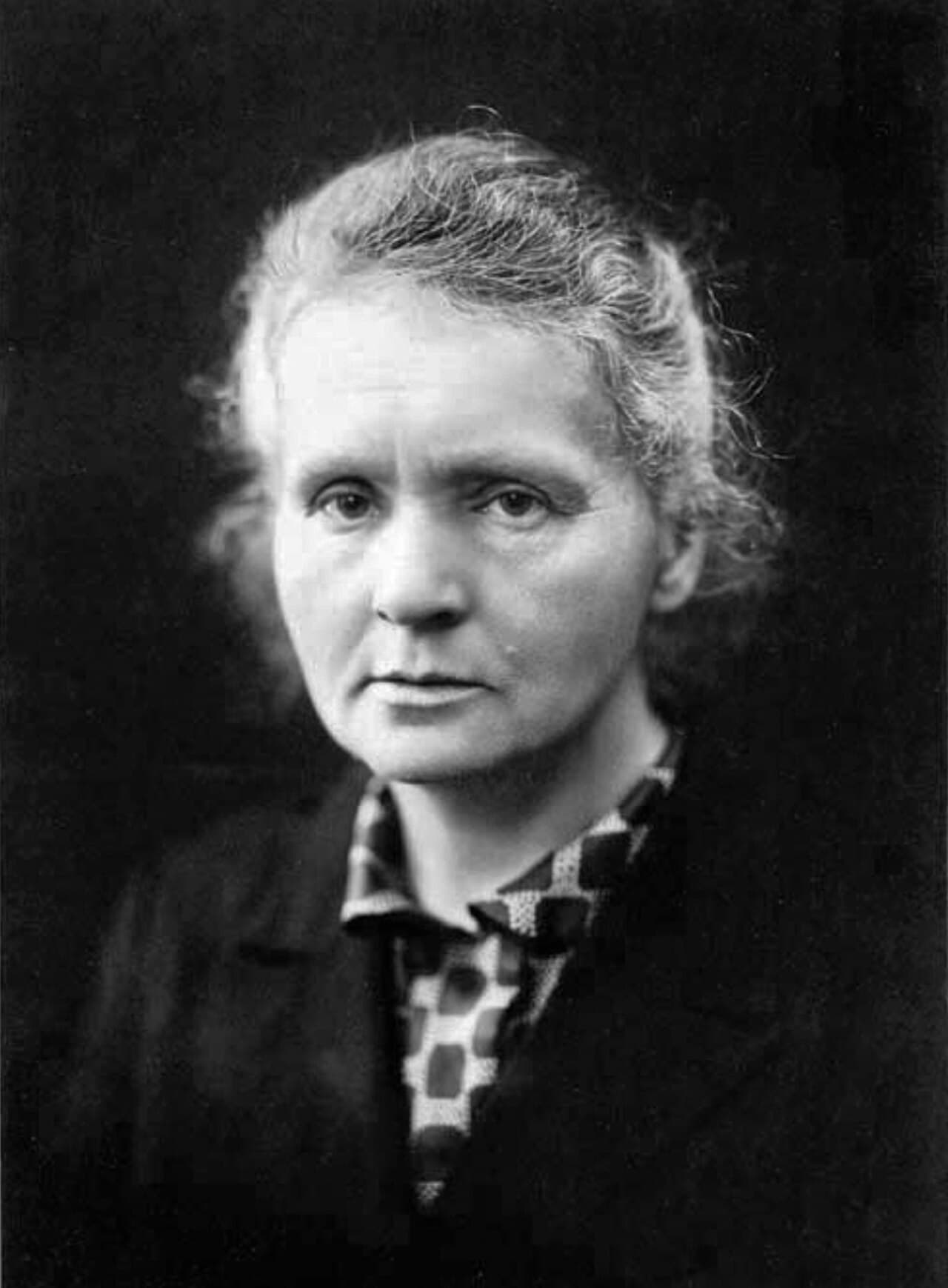 Marie Curie around 1920. By then she had two Nobel Prizes and the beginnings of the bone marrow failure that would kill her in 1934.